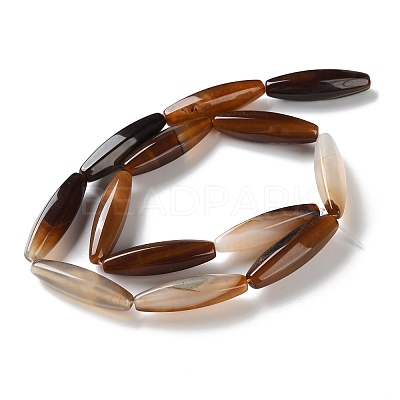 Natural Agate(Dyed & Heated) Beads Strands G-M446-A01-01A-1