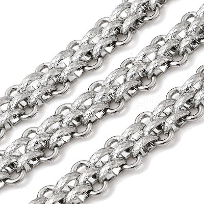 304 Stainless Steel Mesh Chains CHS-K024-07A-P-1