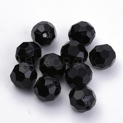 Opaque Acrylic Beads SACR-S300-05B-02-1