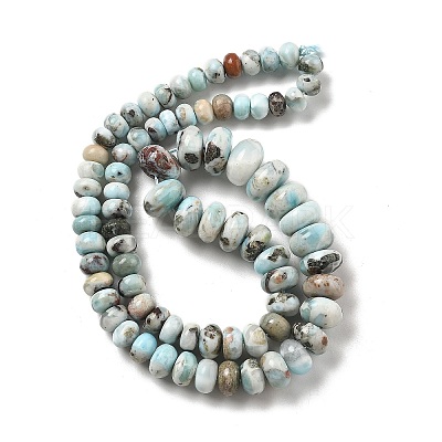 Natural Larimar Beads Strands G-Q024-E03-01-1