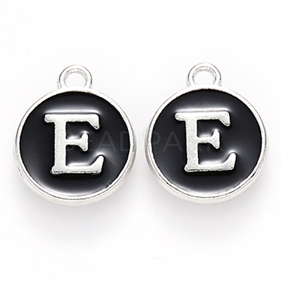 Platinum Plated Alloy Charms LS-ENAM-S118-02E-P-1