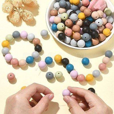 Food Grade Eco-Friendly Silicone Beads SIL-CJ0001-10-1