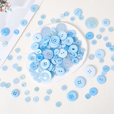 Resin Buttons BUTT-WH20002-07B-1