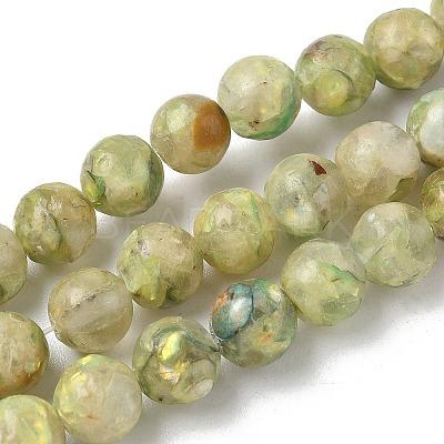 Dyed Natural Dolomite Beads Strands G-D337-8mm-D02-1