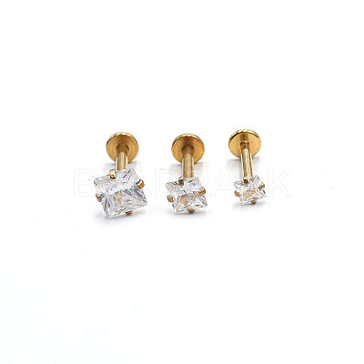 304 Stainless Steel Threadless Labrets WG64015-44-1