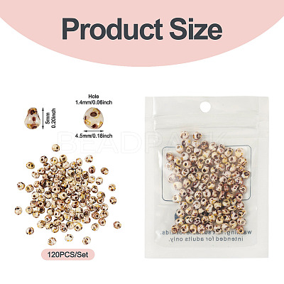 Picasso Glass Seed Beads SEED-TADJ0001-05G-1
