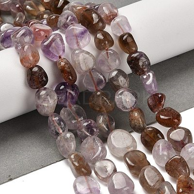 Natural Auralite Beads Strands G-P497-01E-42-1
