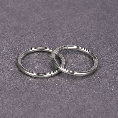 316L Surgical Stainless Steel Hoop Cartilage Earrings WGB51CA-75-1
