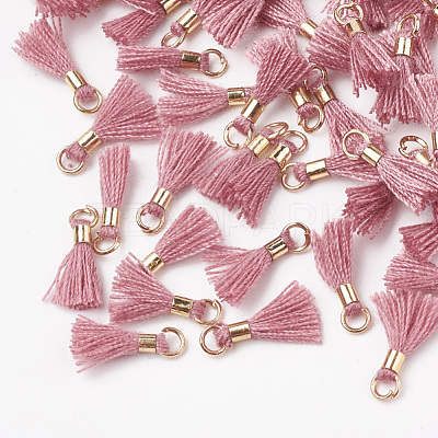 Polycotton(Polyester Cotton) Tassel Pendant Decorations FIND-S275-24G-1
