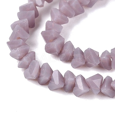 Opaque Glass Beads Strands GLAA-N019-3mm-12-1