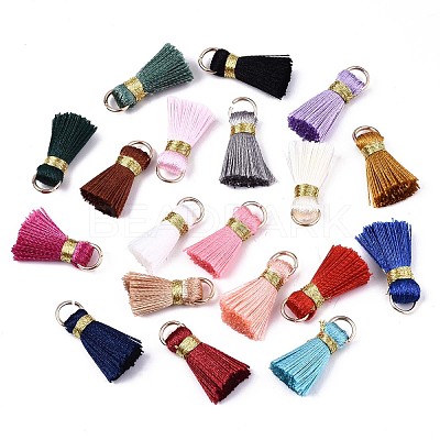 Handmade Polycotton(Polyester Cotton) Tassel Decorations FIND-R092-M-1