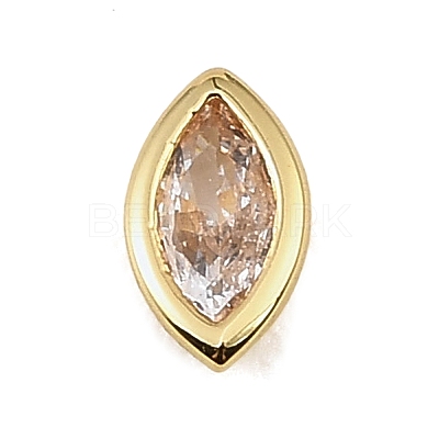 Brass Pave Cubic Zirconia Cabochons CU-CBA30E8-02G-04-1