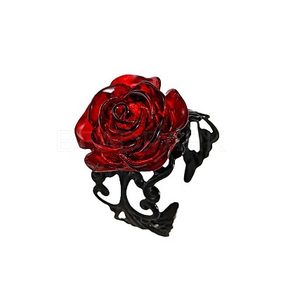 Iron and Resin Cuff Open Rings FS-WGB0C08-01-1