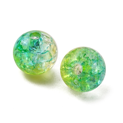 50G Transparent Crackle Acrylic Beads CACR-YW0001-01E-1