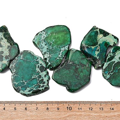 Natural Imperial Jasper Beads Strands G-E444-12A-01-1