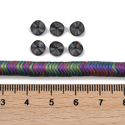 Electroplated Synthetic Non-magnetic Hematite Beads Strands G-H020-M01-23-1