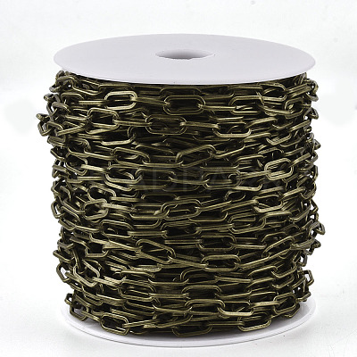 Unwelded Iron Paperclip Chains CH-S125-02F-AB-1