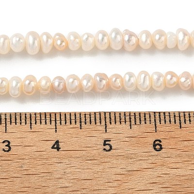 Natural Cultured Freshwater Pearl Beads Strands PEAR-C004-02C-1