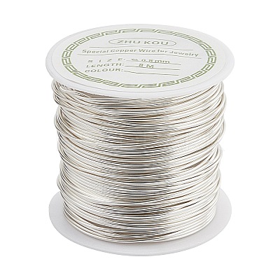 Round Copper Wire Copper Beading Wire for Jewelry Making CWIR-F001-S-0.8mm-1