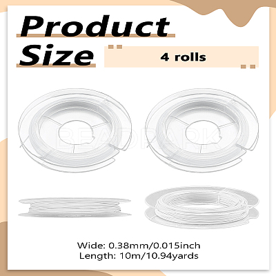 4 Rolls Tiger Tail Wire TWIR-LP0001-17A-06-1