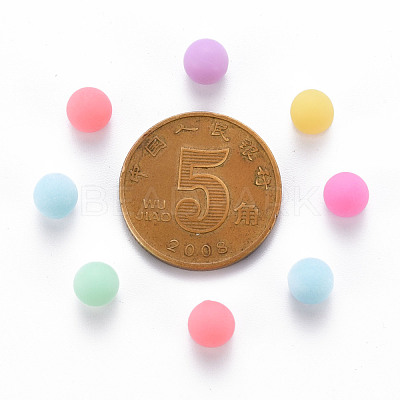 Opaque Acrylic Beads PAB702Y-B01-1