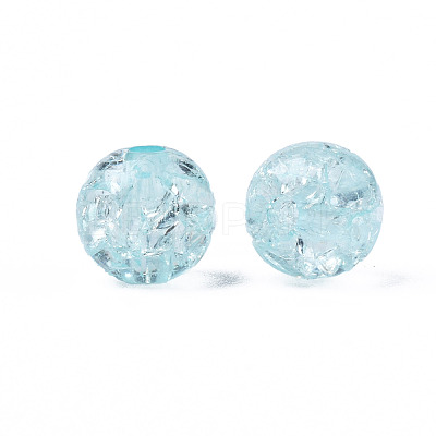 Transparent Crackle Acrylic Beads MACR-S373-66-N07-1