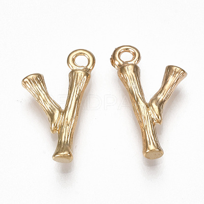 Brass Pendants KK-S348-331Y-1