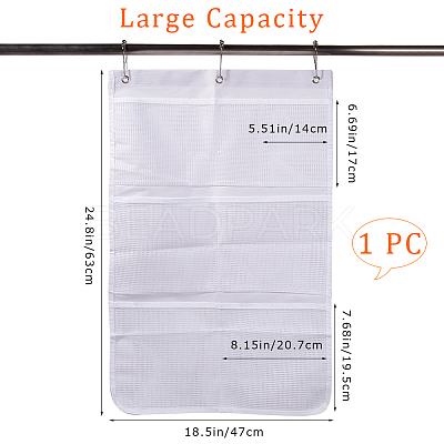 Oxford Cloth and Polyester Mesh Shower Organizer FIND-WH20019-92-1