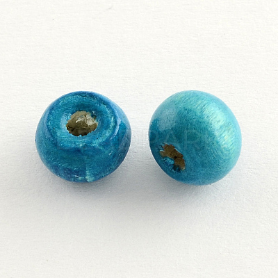 Dyed Natural Wood Beads X-WOOD-Q006-20mm-02-LF-1