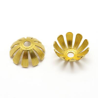Brass Bead Caps KK-G309-31-1