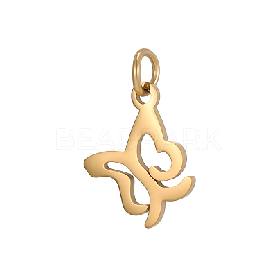 304 Stainless Steel Charms STAS-OY015-81G-1