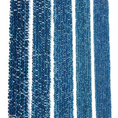 Electroplate Glass Beads Strands EGLA-A044-T2mm-A27-1