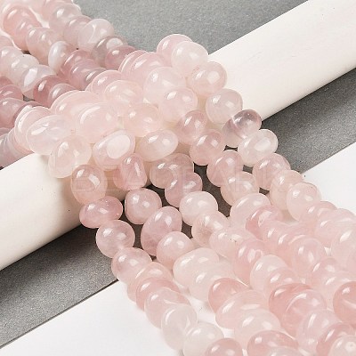 Natural Rose Quartz Beads Strands G-G053-C05-01-1