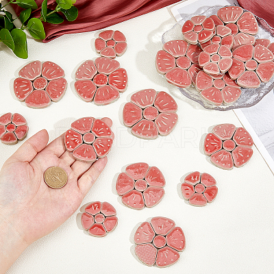 500G Handmade Porcelain Cabochons PORC-FH0001-17-1