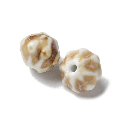 Vintage Porcelain Pumpkin Beads PORC-L080-A13-1