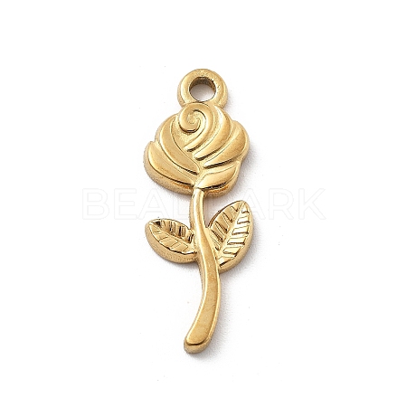 304 Stainless Steel Rhinestone Pendants STAS-D300-01G-01-1