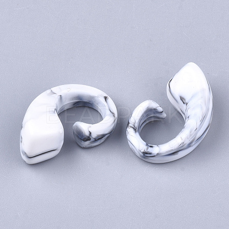 Acrylic Beads X-OACR-S021-11G-1