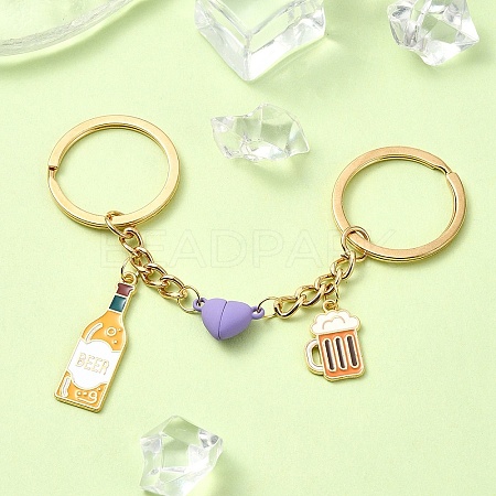 Alloy Enamel Keychain KEYC-YW00130-05-1