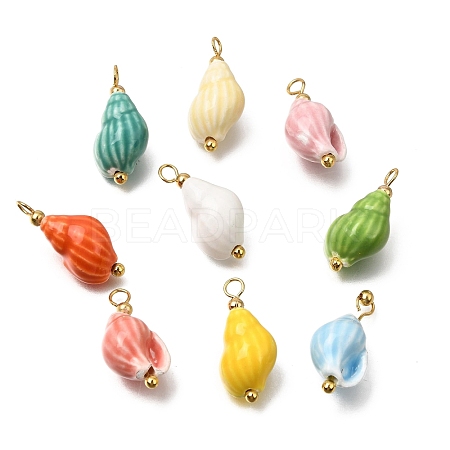 Handmade Porcelain Pendants PR-CBA0027-08G-1
