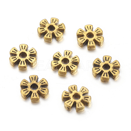 Alloy Spacer Beads X-PALLOY-R00742-AG-RS-1
