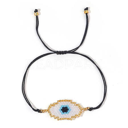 Adjustable Handmade Evil Eye Bracelet Turkish Blue Eye Gift Women. MS4523-1