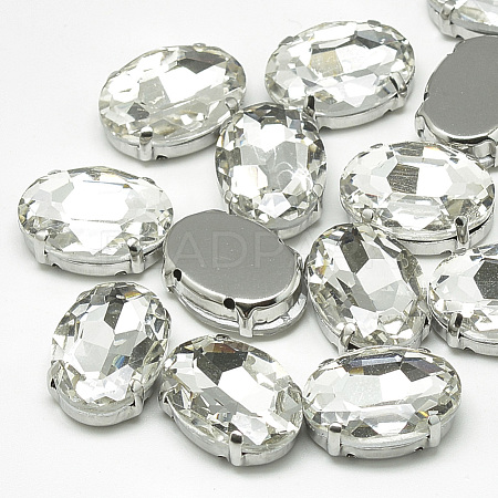Sew on Rhinestone RGLA-T091-6x8mm-01P-1