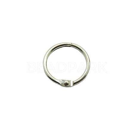 Iron Loose Leaf Book Binder Hinged Rings LS-SCRA-PW0004-124D-1