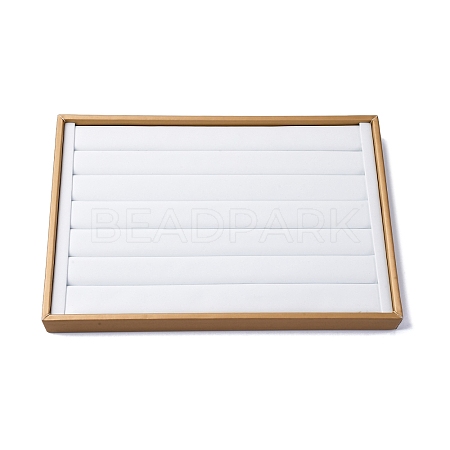 Imitation Leather Jewelry Ring Organizer Display Trays CON-G023-15-1