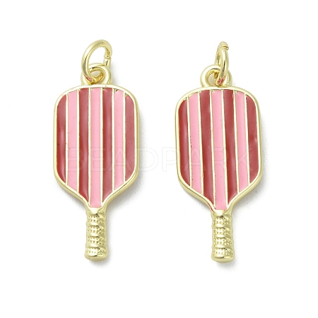 Brass Enamel Pendants KK-D384-01G-04-1