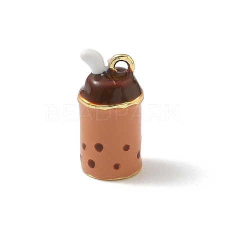 Brass Enamel Pendants KK-CBA1717-03G-01-1
