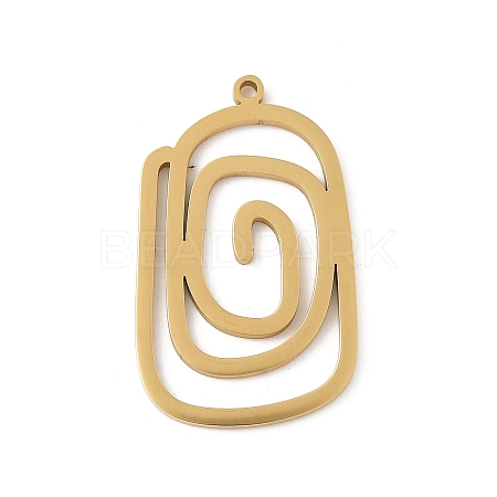 304 Stainless Steel Pendants LS-STAS-G355-08B-G-1