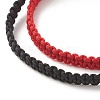 6mm Nylon Cord Braided Bead Bracelets Set BJEW-JB07193-6