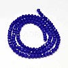Faceted Rondelle Glass Beads Strands X-GLAA-I033-4mm-24-2