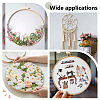 9Pcs 9 Styles Bamboo Embroidery Hoops DIY-GO0003-09-5